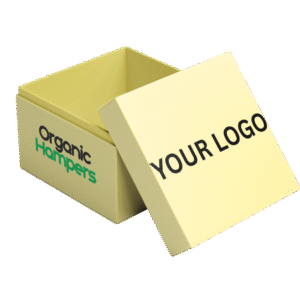organic gift hamper with logo for corporate gifting
